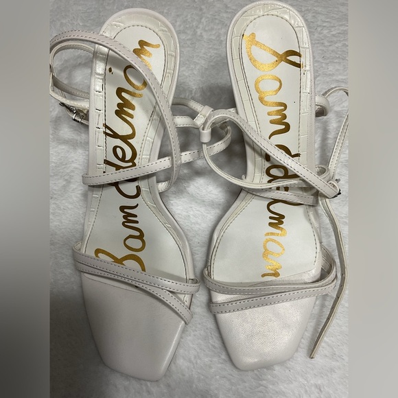 Sam Edelman Shoes - Sam Edelman Cream Strappy Heels